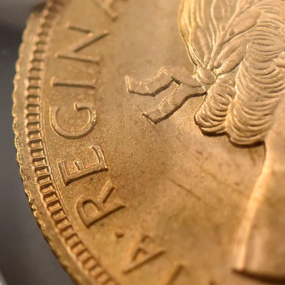 モダンコイン8:7109 イギリス 1958 エリザベス2世 ヤングヤング 聖ジョージ竜退治 ソブリン金貨 NGC MS65