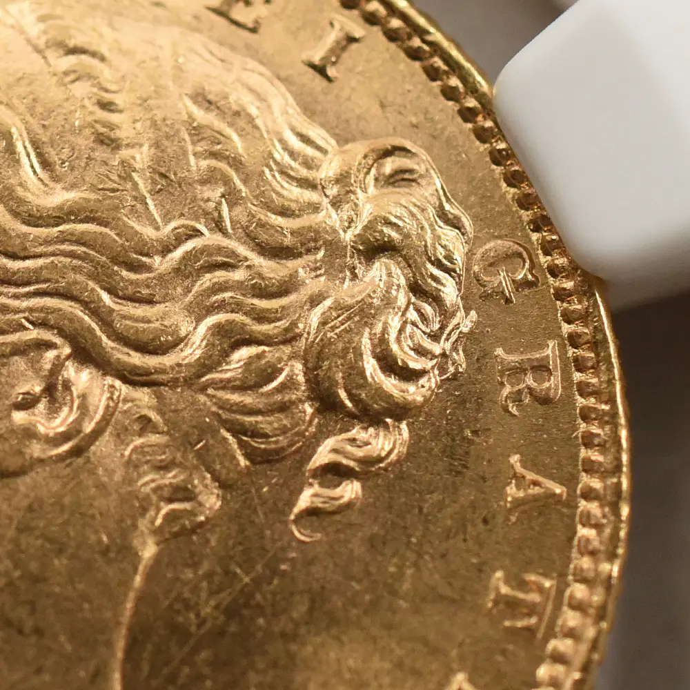 アンティークコイン8:7107 イギリス 1872 ヴィクトリア女王 ヤングヘッド ソブリン金貨 NGC MS63