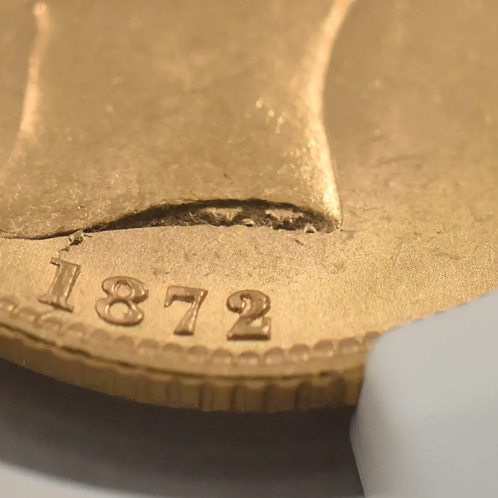 アンティークコイン9:7107 イギリス 1872 ヴィクトリア女王 ヤングヘッド ソブリン金貨 NGC MS63