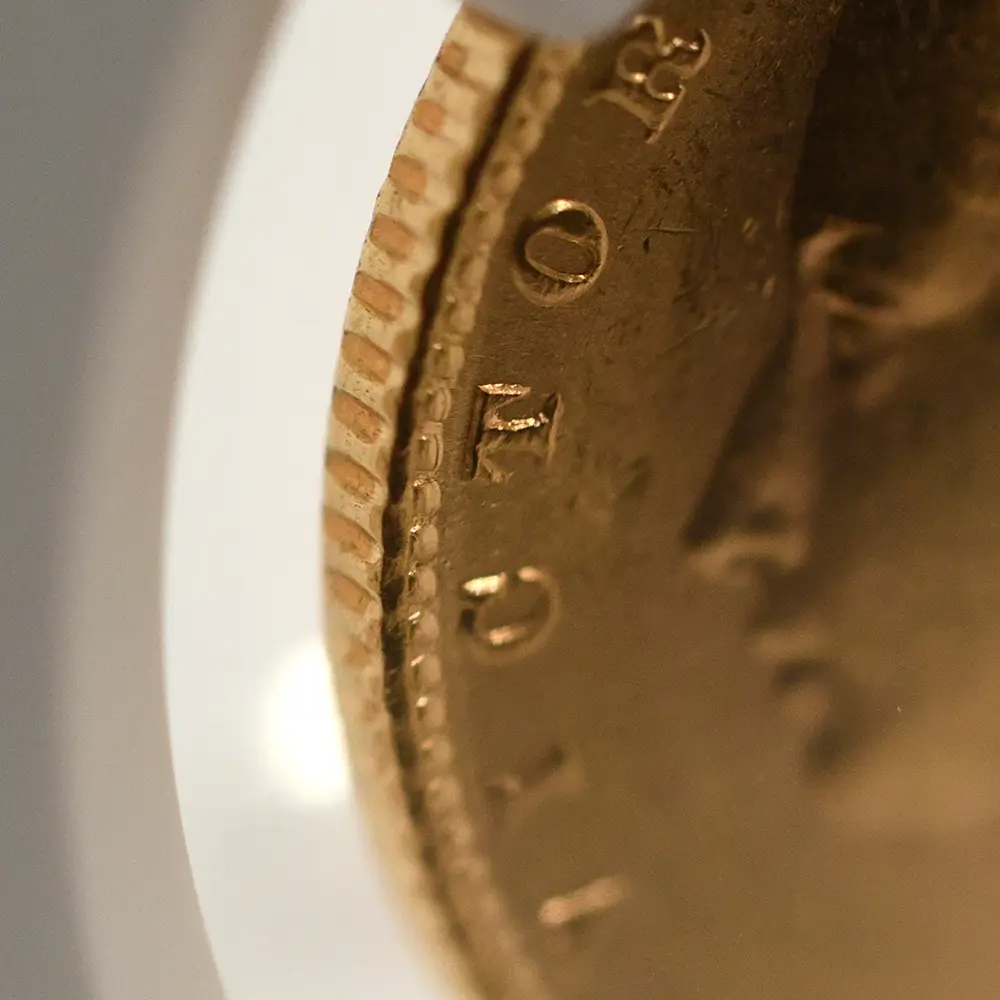 アンティークコイン13:7107 イギリス 1872 ヴィクトリア女王 ヤングヘッド ソブリン金貨 NGC MS63