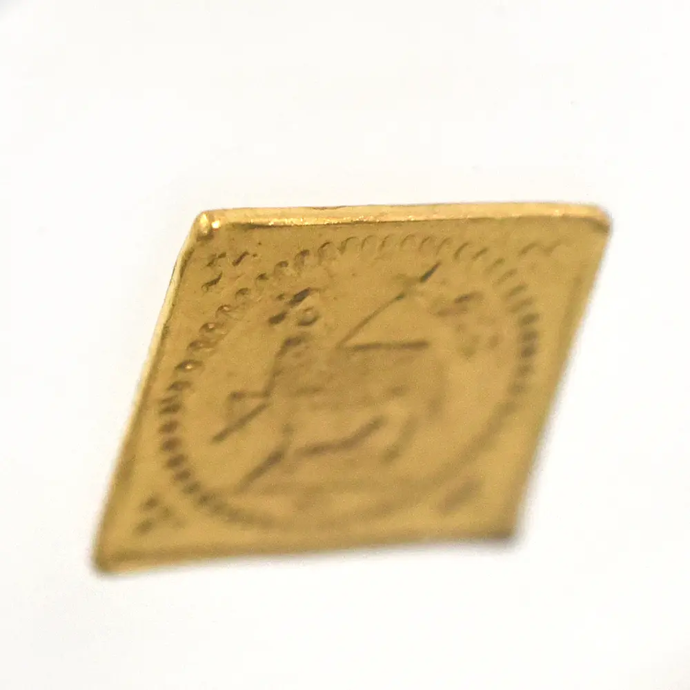 アンティークコイン13：7104 ドイツ ニュルンベルク 1700 神の子羊 1/8ダカット クリッペ(四角)金貨 NGC MS63 FR-1894