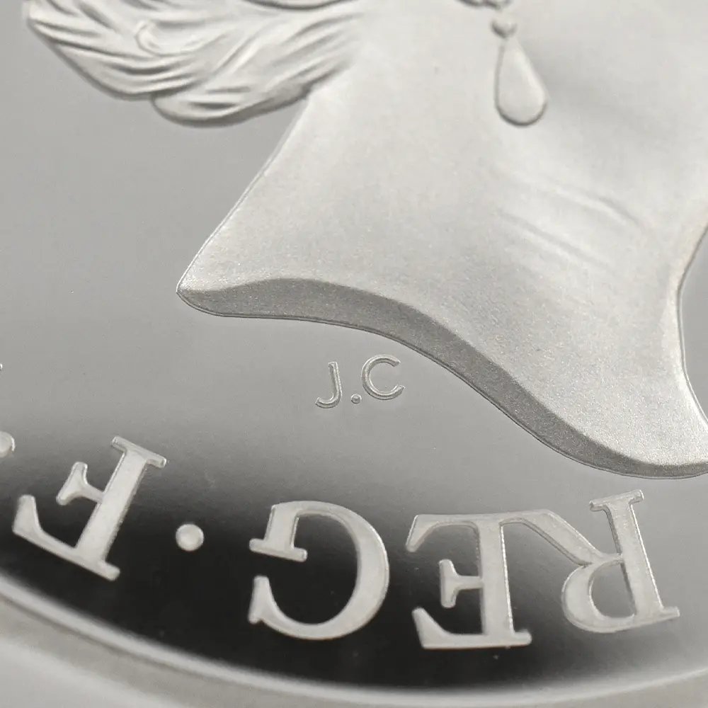 モダンコイン14：7117 イギリス 2020 エリザベス2世 スリーグレーセス 5ポンド2オンス銀貨 ファーストリリース NGC PF70UC 箱付き