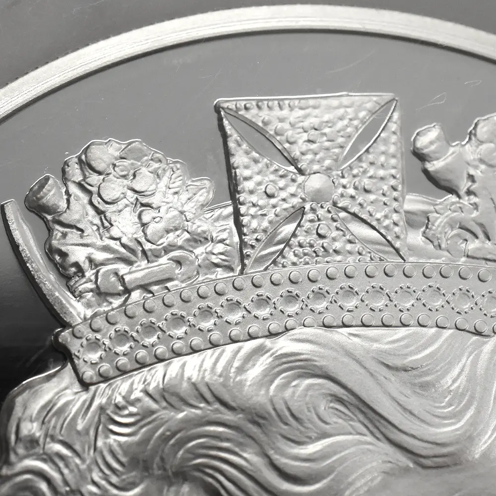 モダンコイン9：7119 イギリス 2015 エリザベス2世 最長在位記念 10ポンド5オンス銀貨 ファースト500ストラック NGC PF69UC