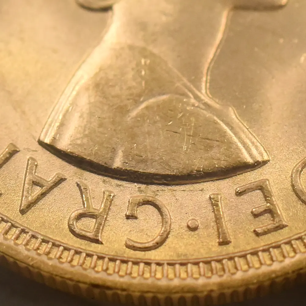 モダンコイン8:7106 イギリス 1957 エリザベス2世 ヤングヤング 聖ジョージ竜退治 ソブリン金貨 NGC MS66