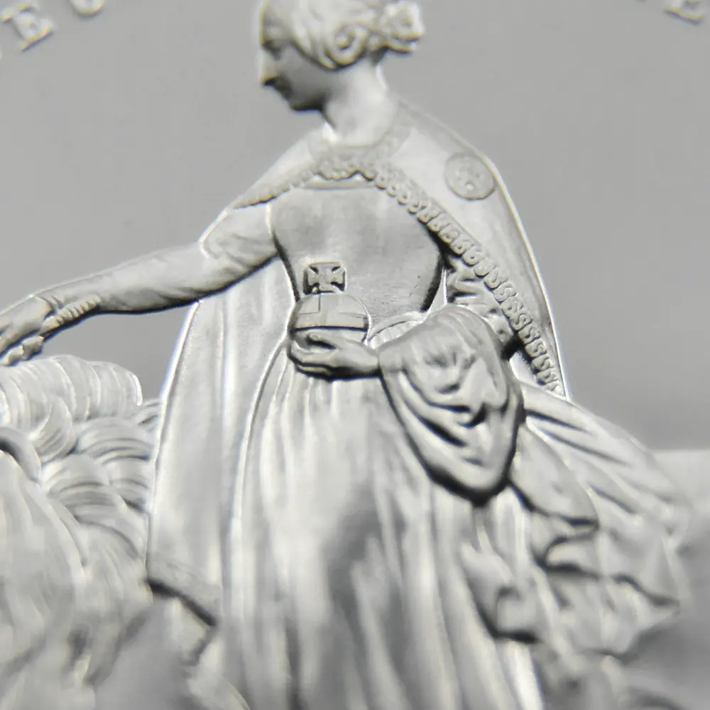 モダンコイン9:7125 イギリス 2019 エリザベス2世 ウナ&ライオン 5ポンド2オンス銀貨 NGC PF68UC 箱付き