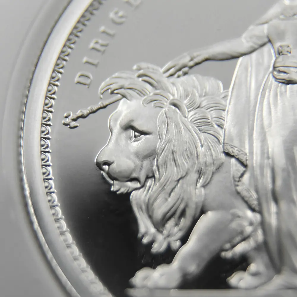 モダンコイン10:7125 イギリス 2019 エリザベス2世 ウナ&ライオン 5ポンド2オンス銀貨 NGC PF68UC 箱付き