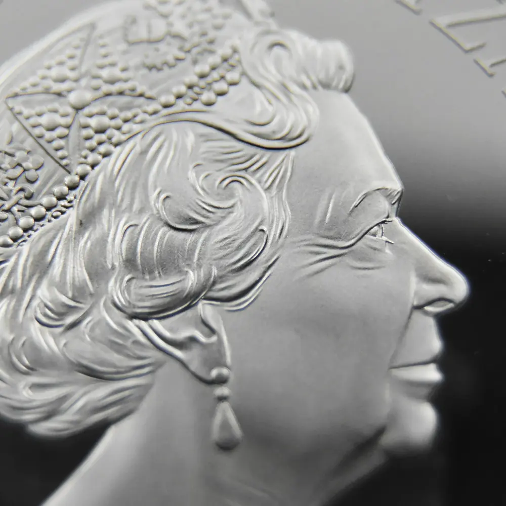 モダンコイン13:7125 イギリス 2019 エリザベス2世 ウナ&ライオン 5ポンド2オンス銀貨 NGC PF68UC 箱付き