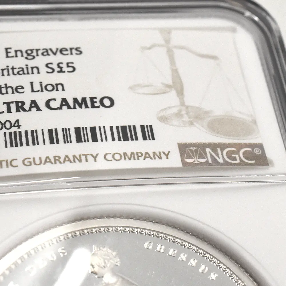 モダンコイン15:7126 イギリス 2019 エリザベス2世 ウナ&ライオン 5ポンド2オンス銀貨 NGC PF68UC 箱付き