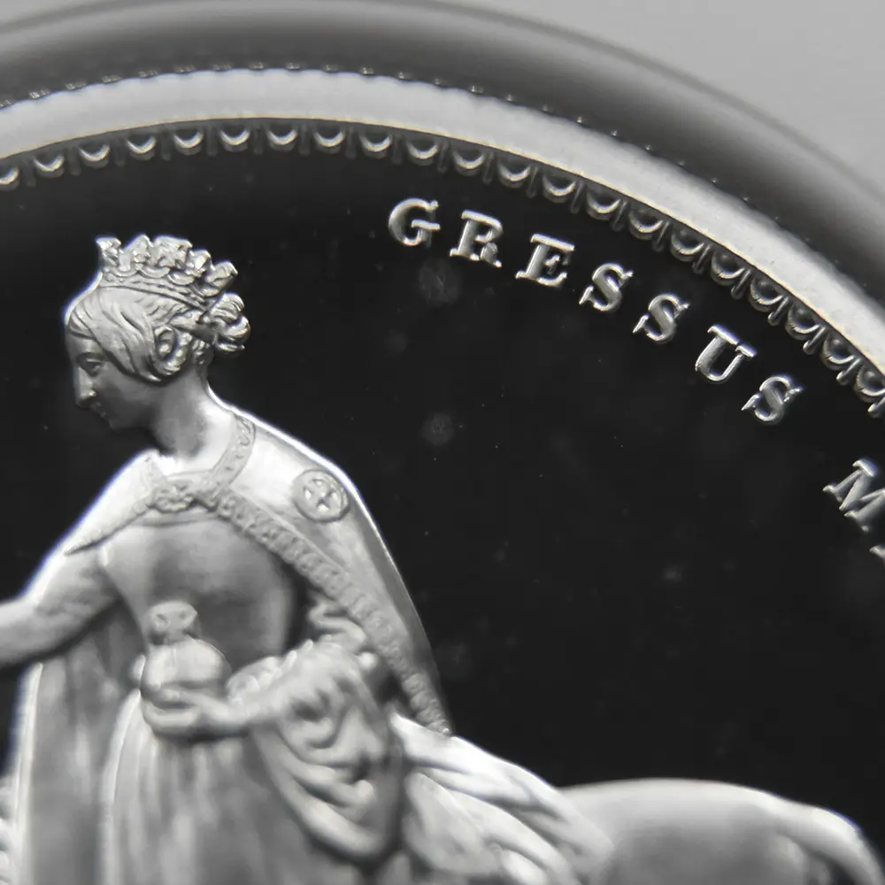 モダンコイン9:7126 イギリス 2019 エリザベス2世 ウナ&ライオン 5ポンド2オンス銀貨 NGC PF68UC 箱付き