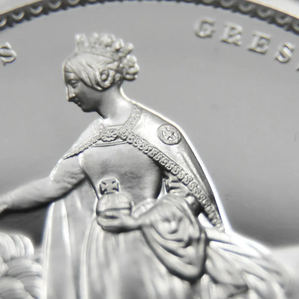 モダンコイン10:7126 イギリス 2019 エリザベス2世 ウナ&ライオン 5ポンド2オンス銀貨 NGC PF68UC 箱付き