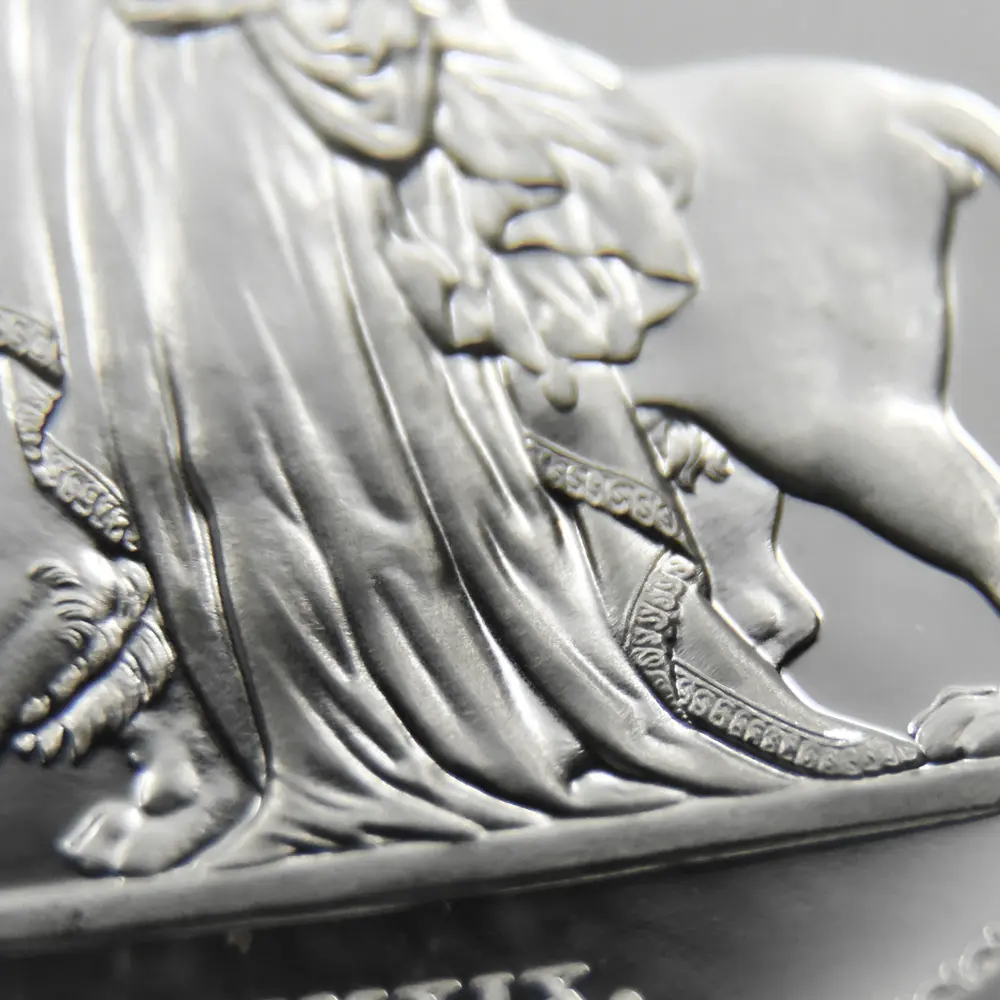 モダンコイン11:7126 イギリス 2019 エリザベス2世 ウナ&ライオン 5ポンド2オンス銀貨 NGC PF68UC 箱付き