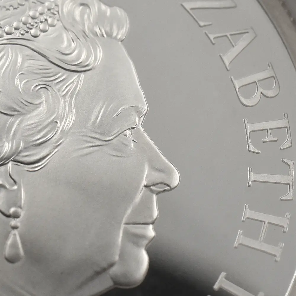 モダンコイン12：7127 イギリス 2019 エリザベス2世 ウナ＆ライオン 5ポンド2オンス銀貨 NGC PF69UC 箱付き