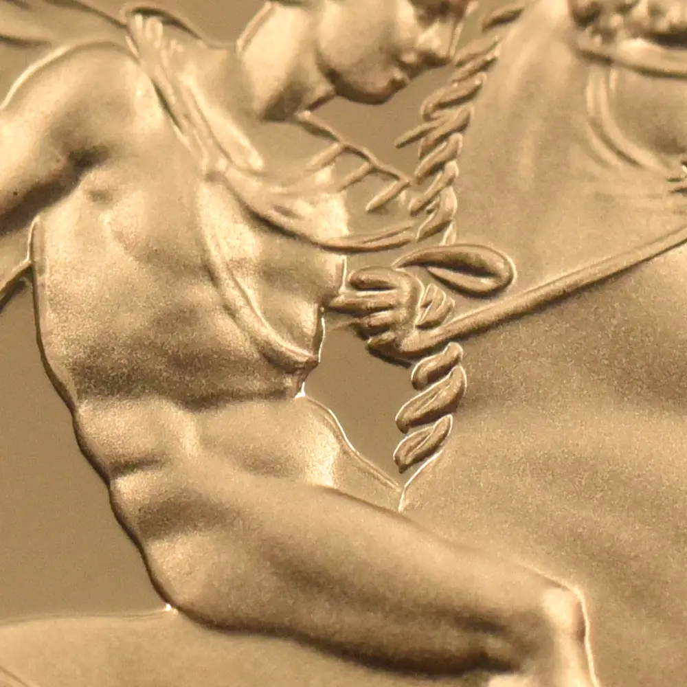 モダンコイン8：7131 イギリス 2003 エリザベス2世 聖ジョージ竜退治 5ソブリン金貨 NGC PF69UC