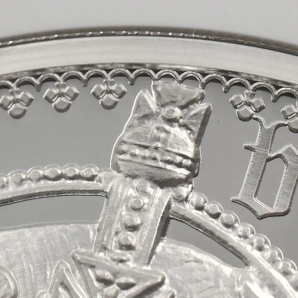 モダンコイン10：7129 イギリス 2021 エリザベス2世 ゴチッククラウン・ポートレート 500ポンド1キロ銀貨 NGC PF68UC 箱付き