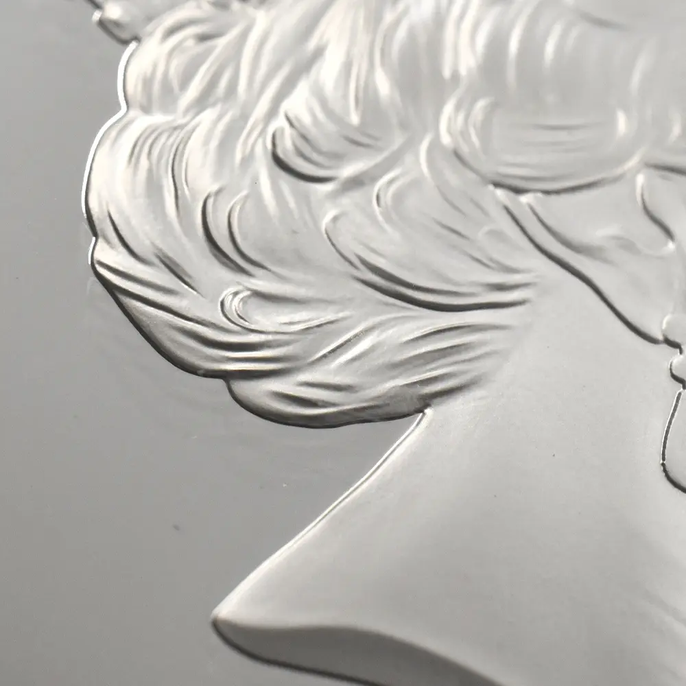 モダンコイン13：7130 イギリス 2021 エリザベス2世 ゴチッククラウン・ポートレート 500ポンド１キロ銀貨 NGC PF69UC 箱付き