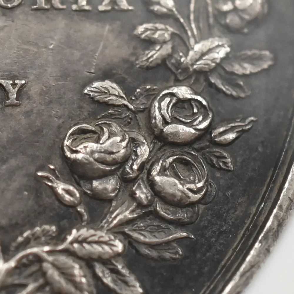 メダル11：7135 イギリス 1837 ヴィクトリア女王 即位記念 銀メダル NGC AU55 BHM-1745A