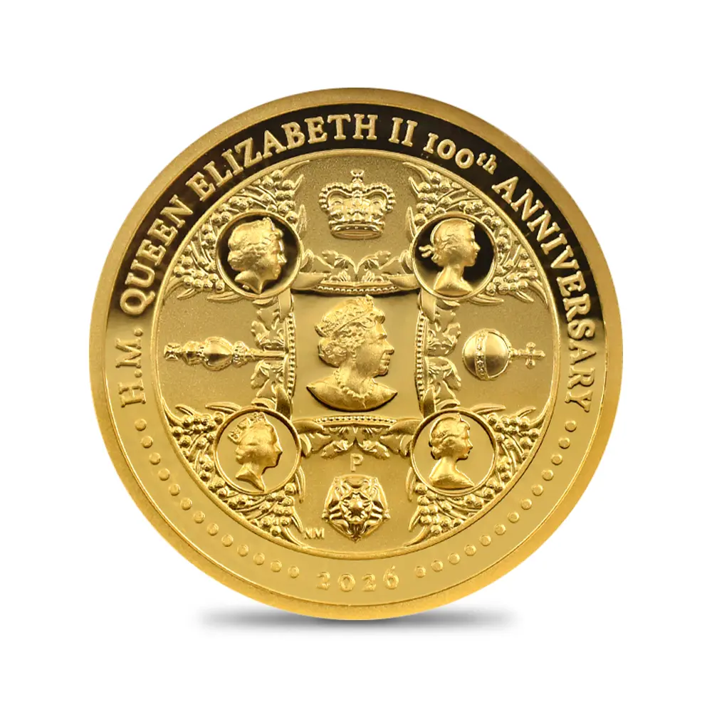 モダンコイン2：7138 オーストラリア 2026 エリザベス2世 生誕100周年記念 ハイレリーフ 200ドル 2オンス金貨 発行即日鑑定品 NGC PF70UC 箱付き