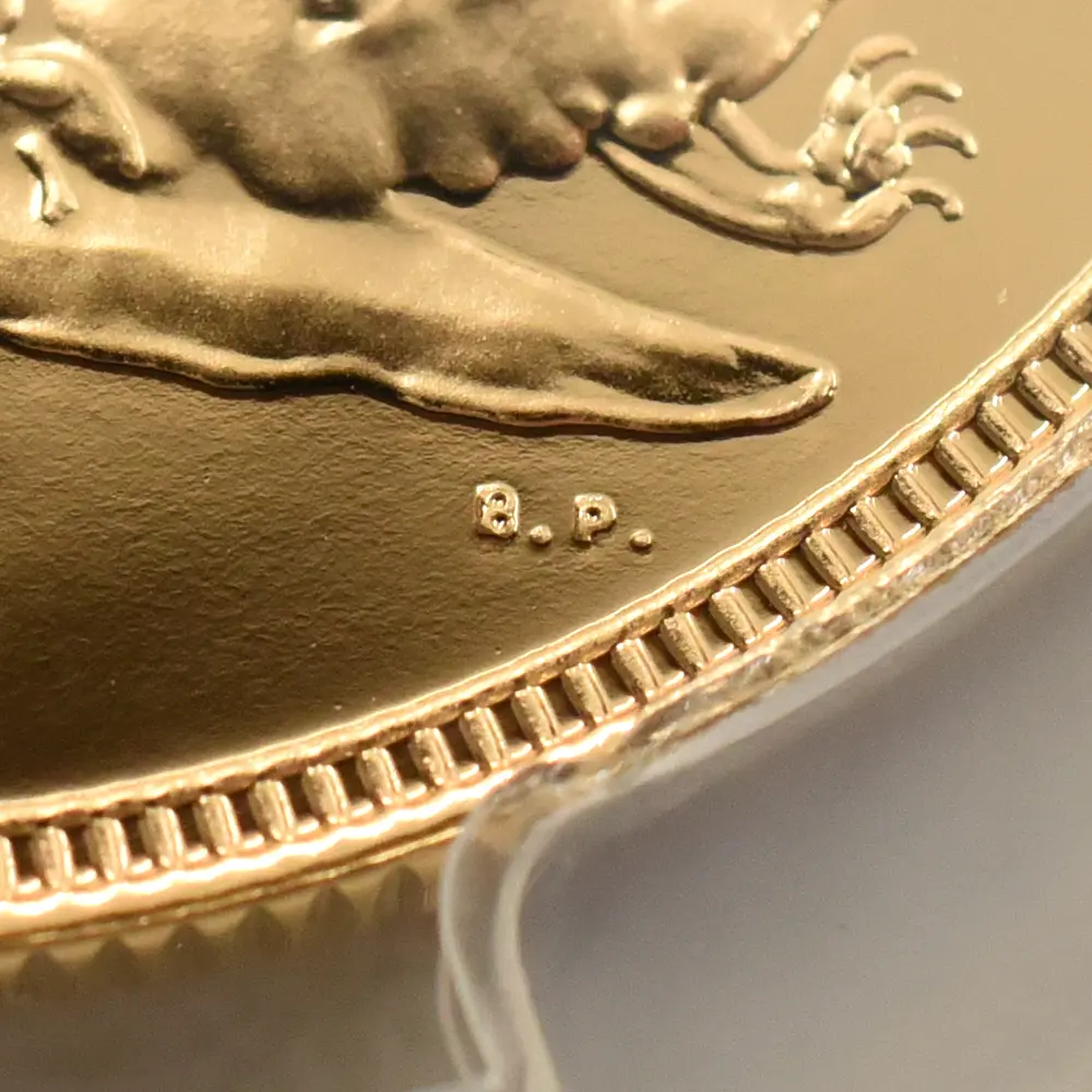 モダンコイン12：7149 イギリス 1984 エリザベス2世 ヤングエリザベス 聖ジョージ竜退治 5ソブリン金貨 PCGS PR70DC S-SE1