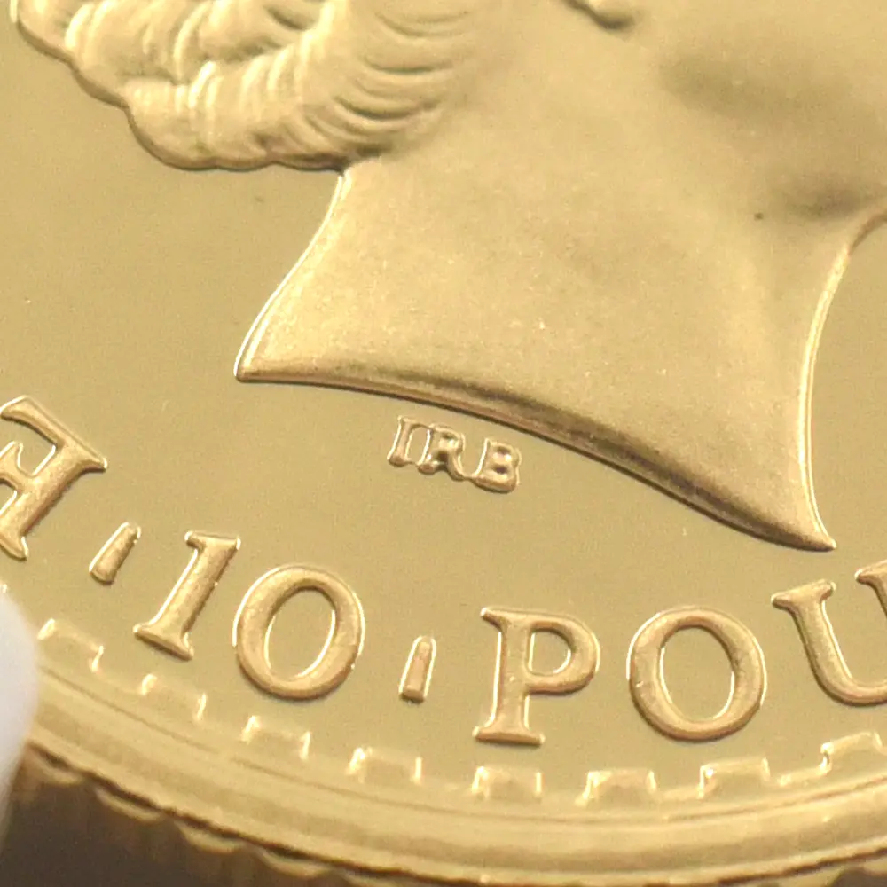 モダンコイン12：7154 イギリス 2001 エリザベス2世 ブリタニア 10ポンド1/10オンス金貨 NGC PF70UC