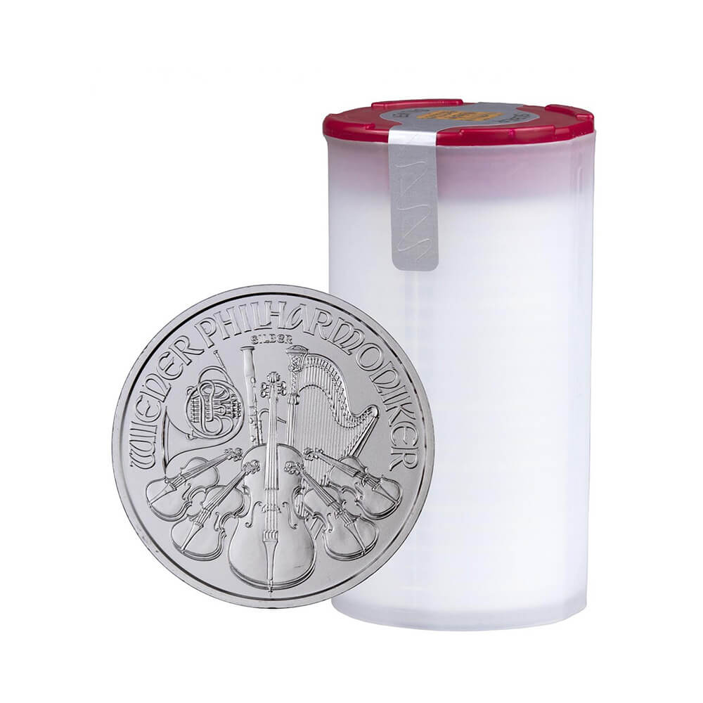 地金型s4：499 オーストリア 2021 1.5ユーロ1オンス ウィーン地金型銀貨 1,000枚セット 【ご予約承り品】