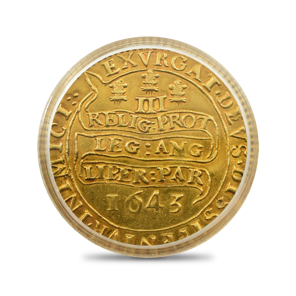 アンティークコインs3：1705 1643 チャールズ1世 トリプルユナイト金貨 PCGS AU50 S-2726 John G Murdoch Collection
