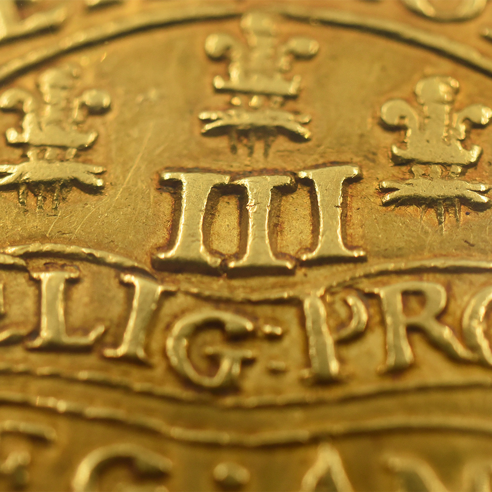 アンティークコインs11：1705 1643 チャールズ1世 トリプルユナイト金貨 PCGS AU50 S-2726 John G Murdoch Collection