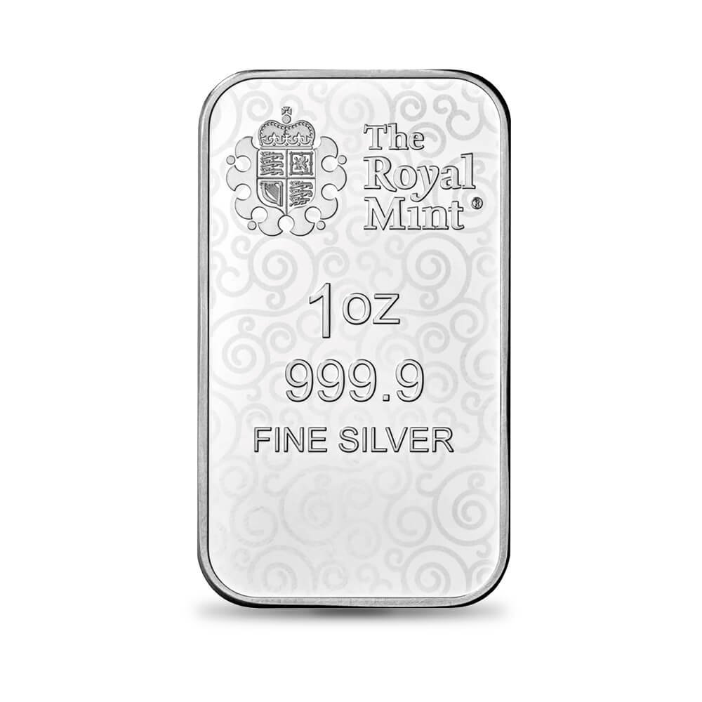 地金型3：536 イギリス 2021 ウナとライオン 銀の延べ板 1オンス【10本】