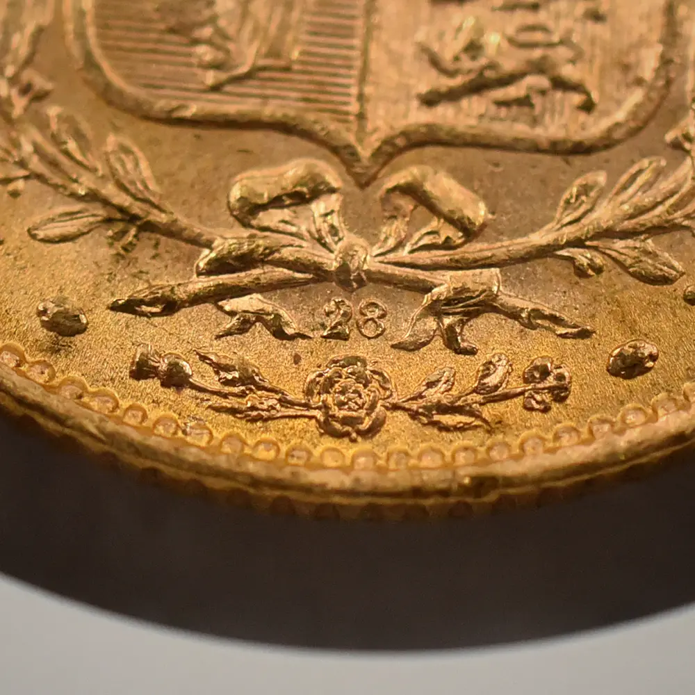 アンティークコイン13：5843 1871 ヴィクトリア女王 ヤングヘッド ソブリン金貨 NGC MS64