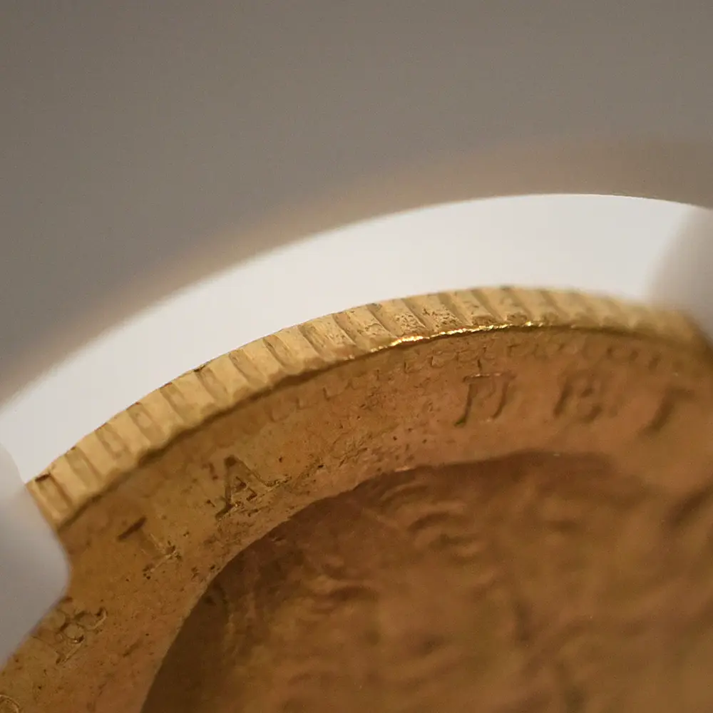 アンティークコイン13：5842 1871 ヴィクトリア女王 ヤングヘッド ソブリン金貨 NGC MS63
