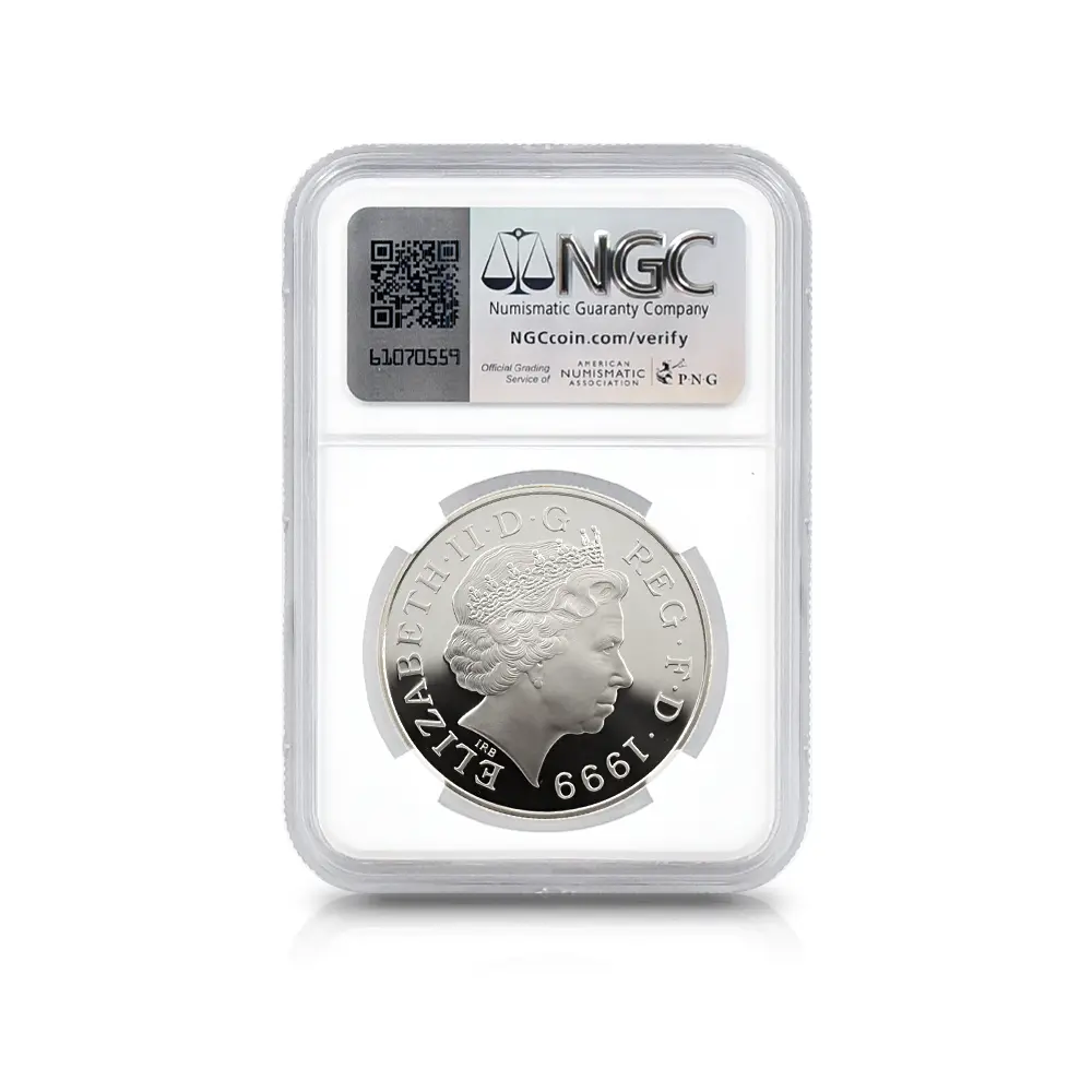 モダンコイン5：5839 1999 エリザベス2世 ダイアナ妃追悼記念 5ポンド銀貨 NGC PF69UC