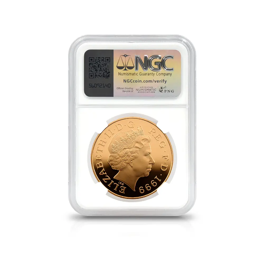 モダンコイン5：5848 1999 エリザベス2世 ダイアナ妃追悼記念 5ポンド金貨 NGC PF70UC 箱付き