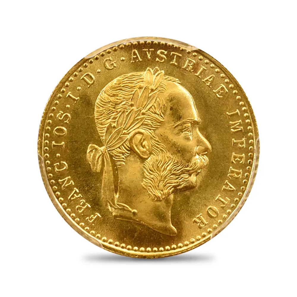 アンティークコイン2：5862 オーストリア 1915 フランツ・ヨーゼフ1世 ダカット 金貨 リストライク PCGS MS68
