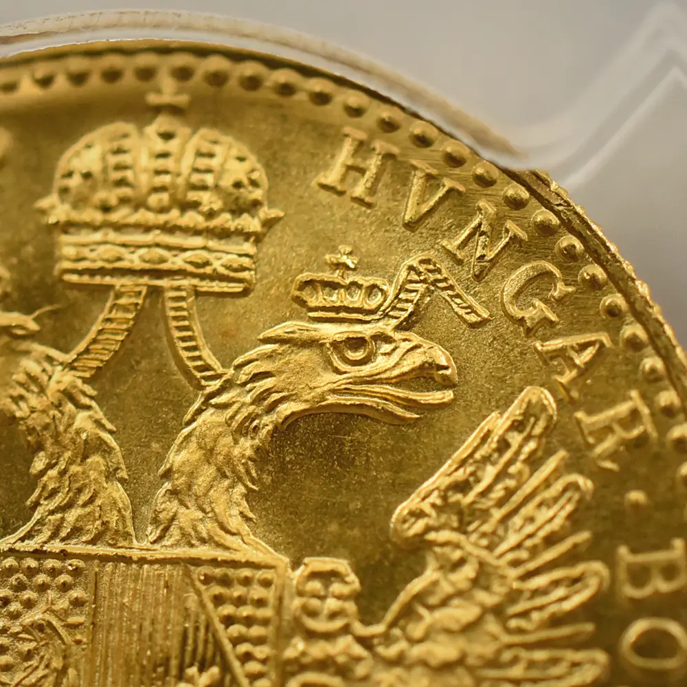 アンティークコイン11：5862 オーストリア 1915 フランツ・ヨーゼフ1世 ダカット 金貨 リストライク PCGS MS68
