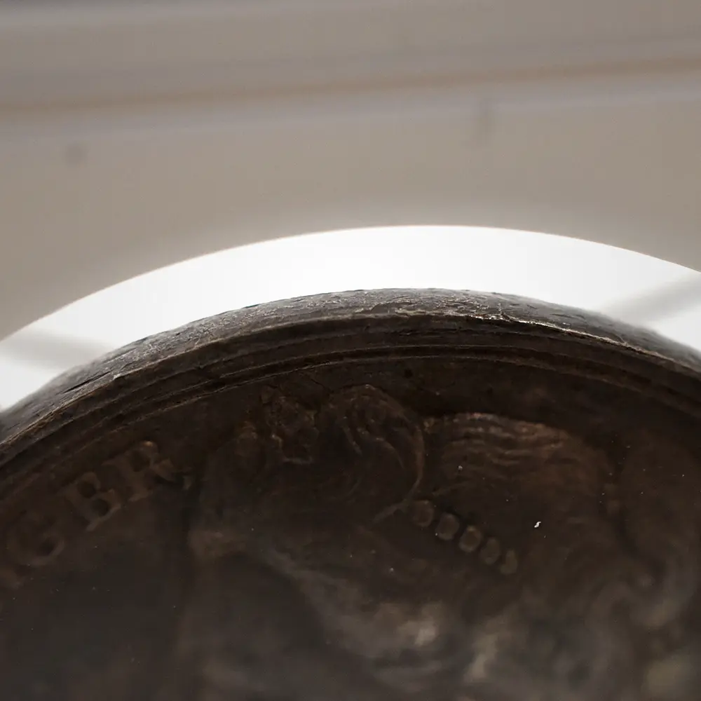 メダル14：5859 1727 ジョージ2世 キャロライン王妃 戴冠記念 銀メダル NGC AU55 MI-480-85