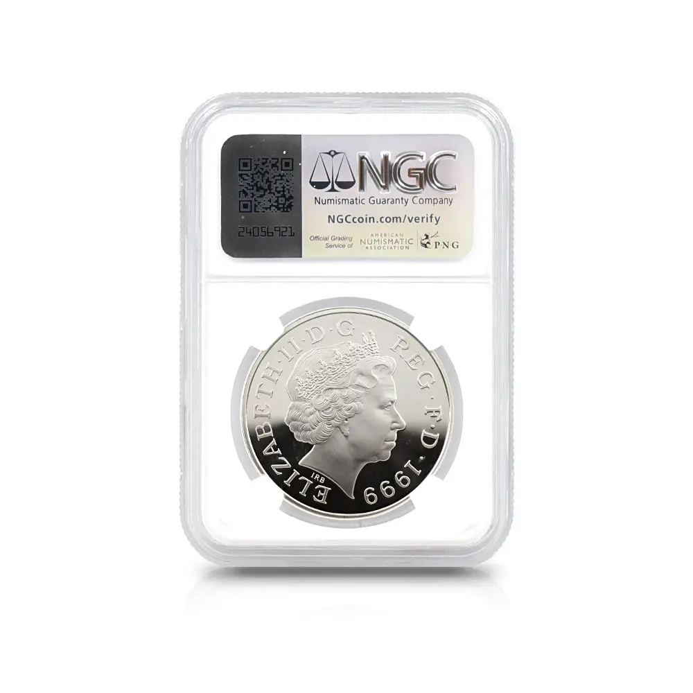 モダンコイン5：5867 1999 エリザベス2世 ダイアナ妃追悼記念 5ポンド銀貨 NGC PF69CA