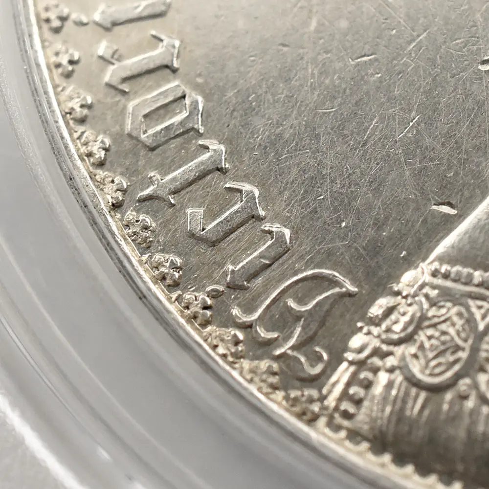 アンティークコイン8：5865 1847 ヴィクトリア女王 ゴチッククラウン銀貨 アンデシモエッジ PCGS PR55 S-3883