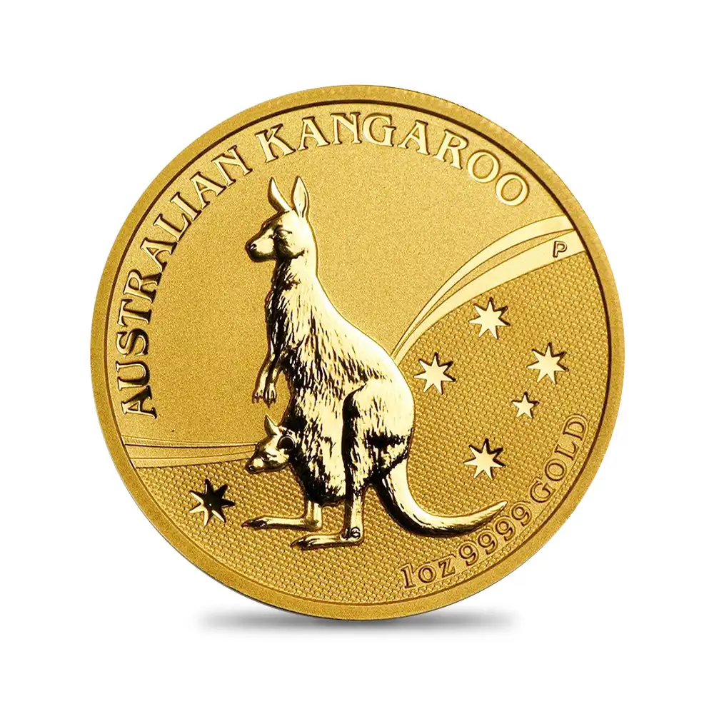 地金型3：3155 オーストラリア 2009 エリザベス2世 カンガルー 100ドル 1オンス 金貨【1枚】 (コインケース付き)