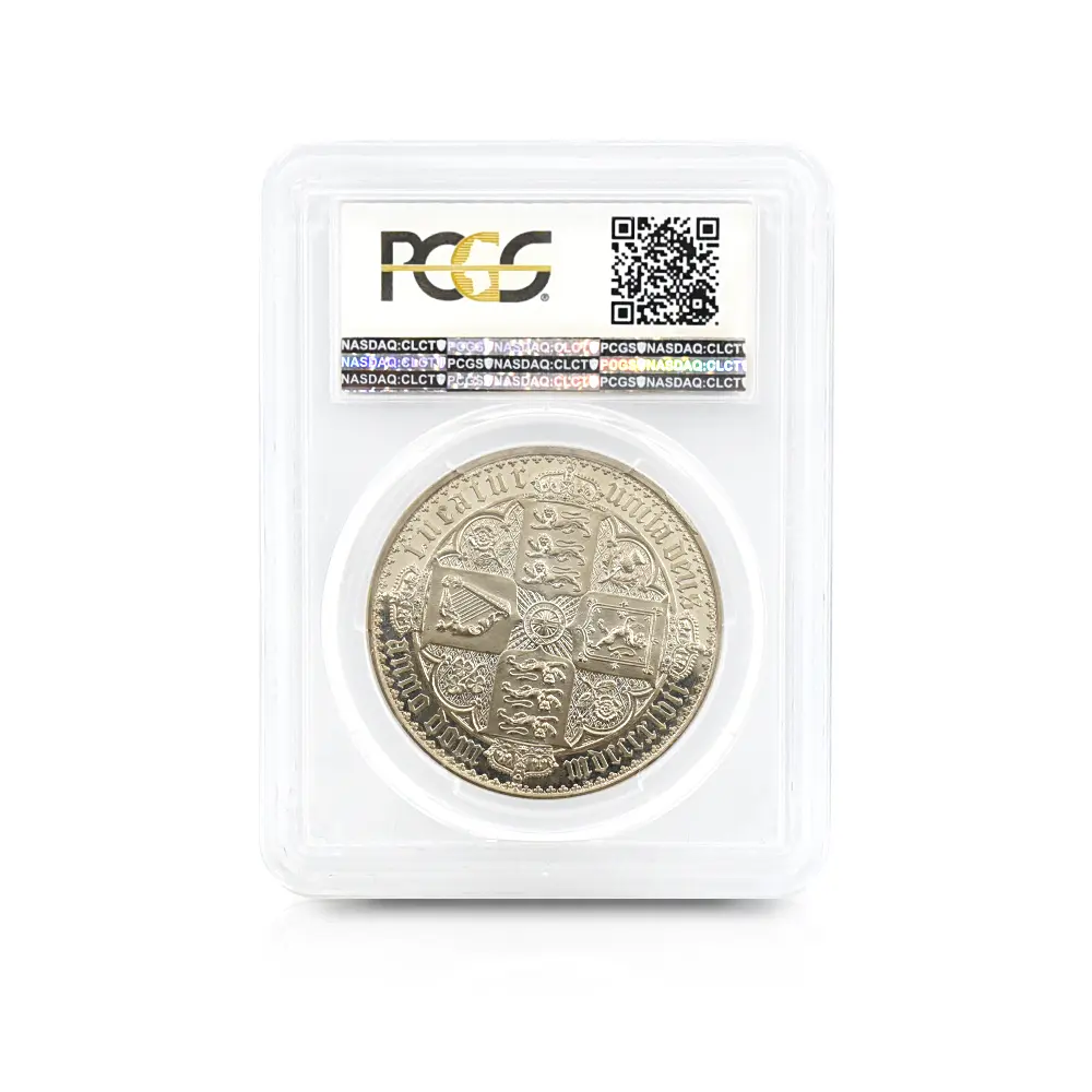 アンティークコイン5：5899 1847 ヴィクトリア女王 ゴチッククラウン銀貨 プレーンエッジ PCGS PR64CA Esc-2579 【R4】