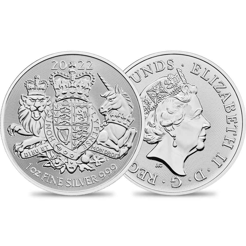 純銀31.1g★2021年 英国王室の紋章★1オンス 銀貨 (新品) 2023年 (新品) サモア「パシフィック マーメイド 人魚・母と娘