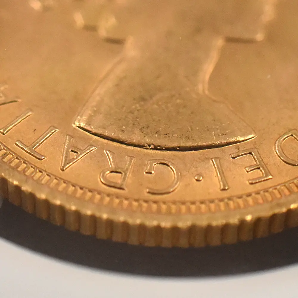 モダンコイン9：5917 1967 エリザベス2世 ヤングヤング 聖ジョージ竜退治 ソブリン金貨 NGC MS65