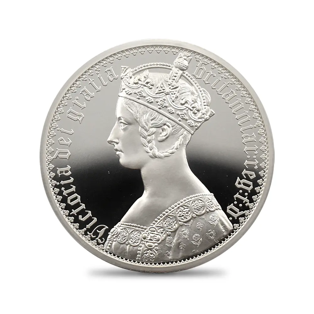 モダンコイン2：5933 2021 エリザベス2世 ゴチッククラウン・ポートレート 5ポンド2オンス銀貨 発行即日鑑定品 NGC PF70UC 箱付き