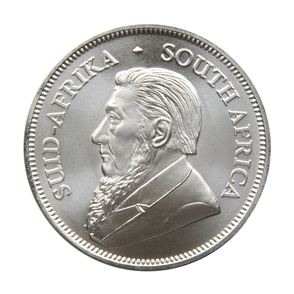 地金型3：3264 南アフリカ 2020 クルーガーランド 1ランド 1オンス 銀貨 【1枚】 (コインケース付き)