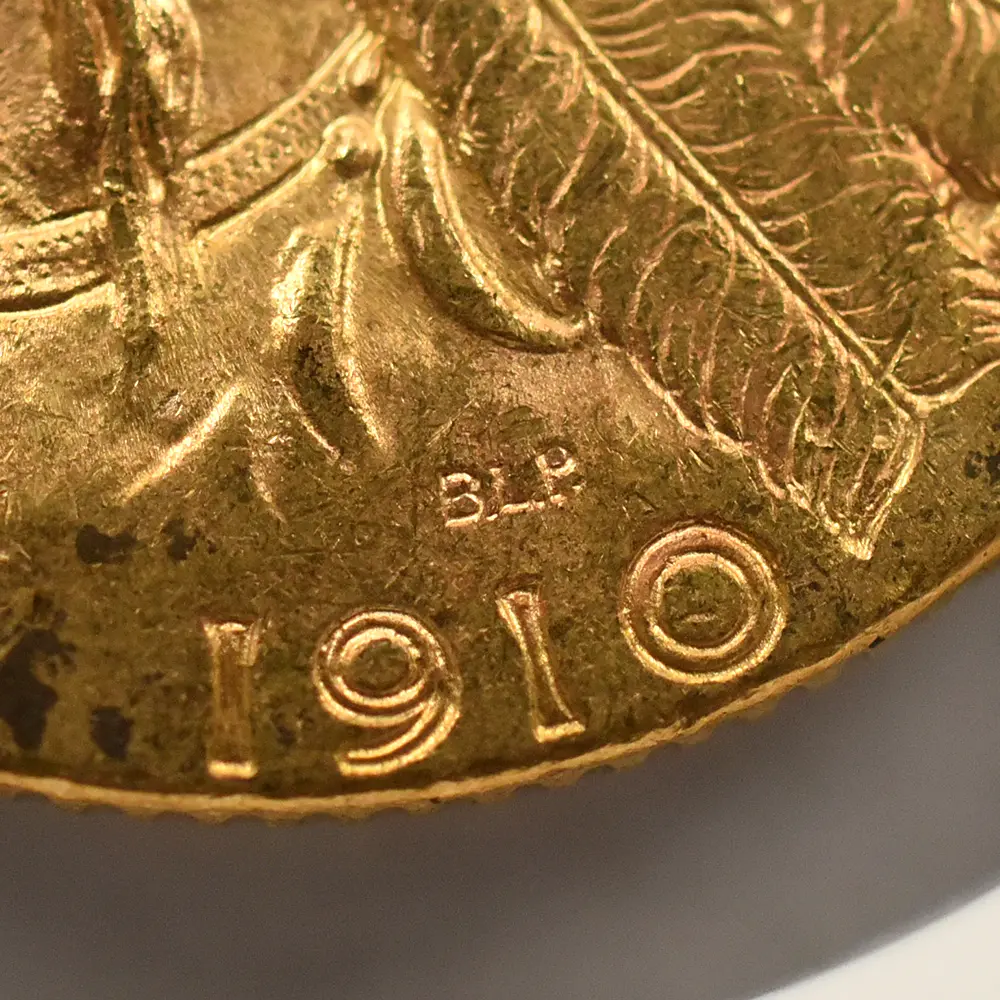 アンティークコイン9：5946 アメリカ 1910 インディアンヘッド 5ドル金貨 NGC MS62
