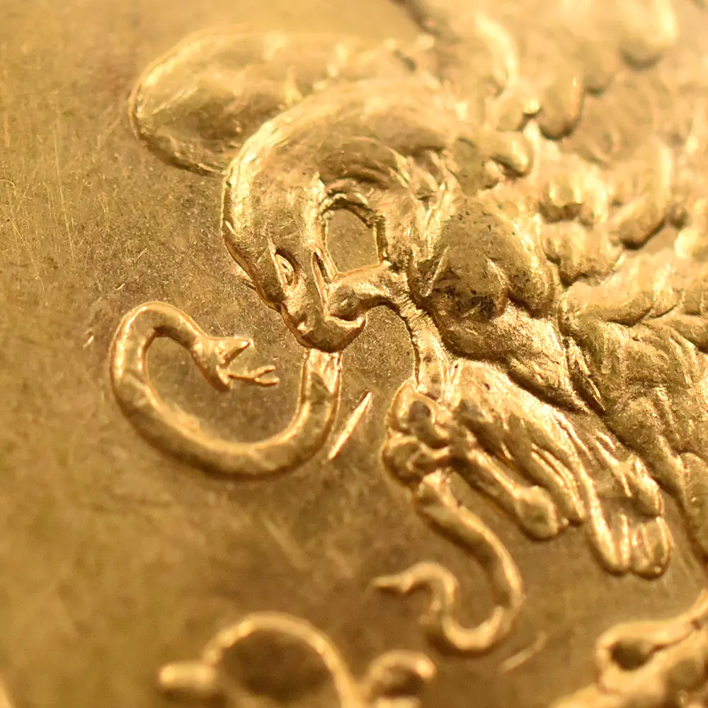 アンティークコイン8：5947 メキシコ 1917 アステカ 20ペソ金貨 NGC MS62