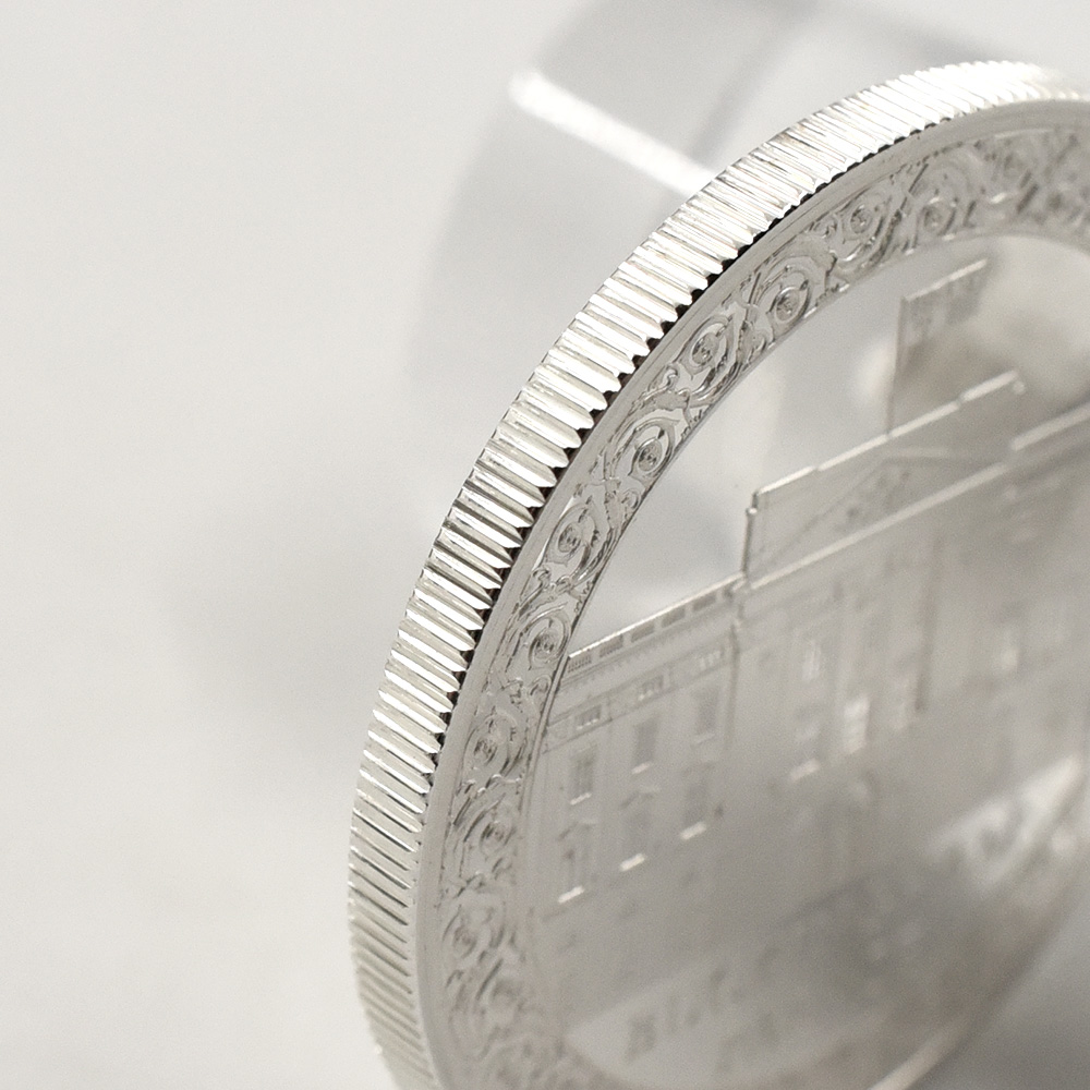 モダンコイン12：4217 2024 チャールズ3世 バッキンガム宮殿 5ポンドプルーフ銀貨 未鑑定 箱付き