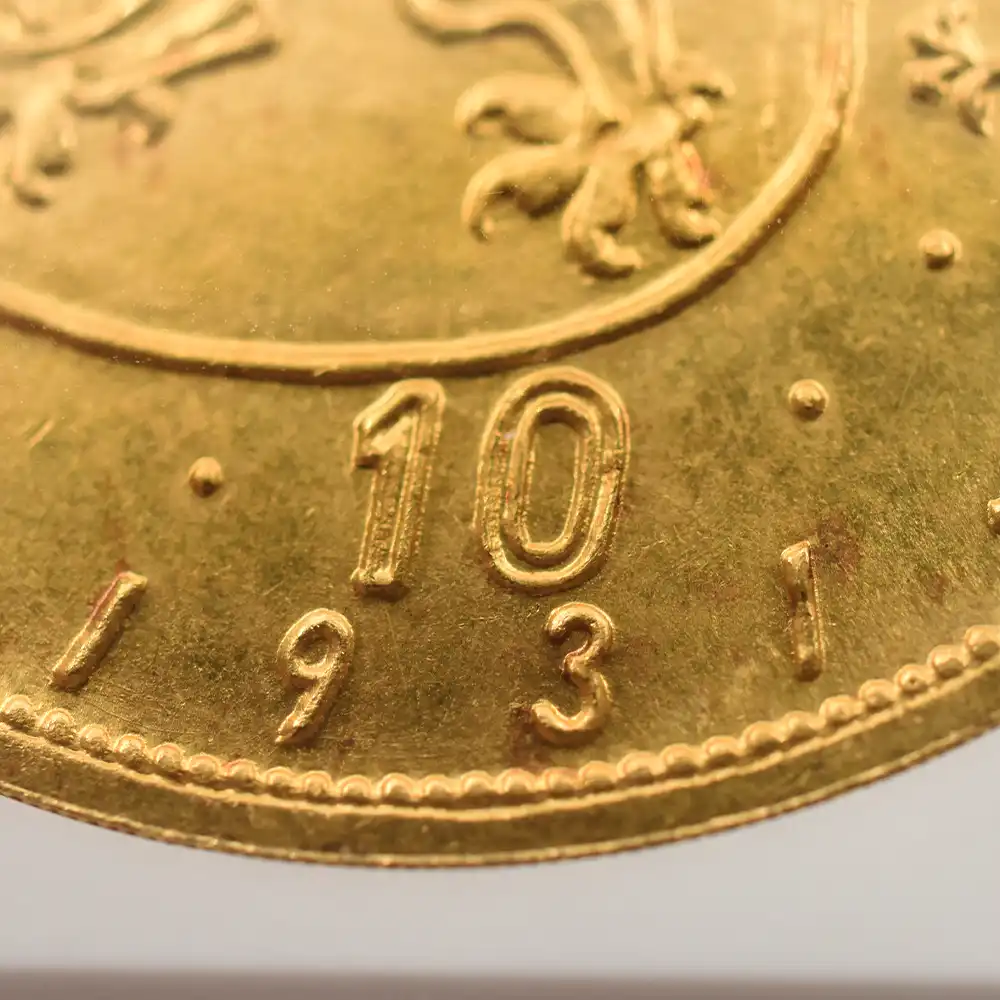 アンティークコイン11：5951 チェコスロバキア 1931 10ドゥカート金貨 NGC MS65