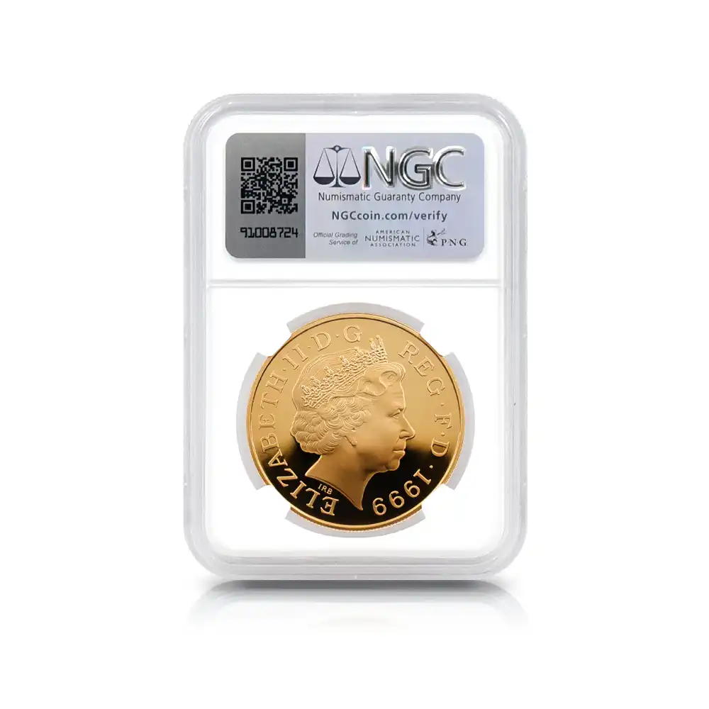 モダンコイン5：5953 1999 エリザベス2世 ダイアナ妃追悼記念 5ポンド金貨 NGC PF69UC