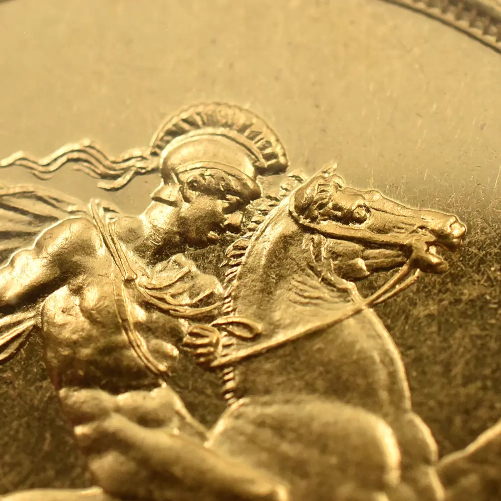 アンティークコイン10：5971 1887 ヴィクトリア女王 ジュビリーヘッド 聖ジョージ竜退治 5ソブリン金貨 NGC MS62PL