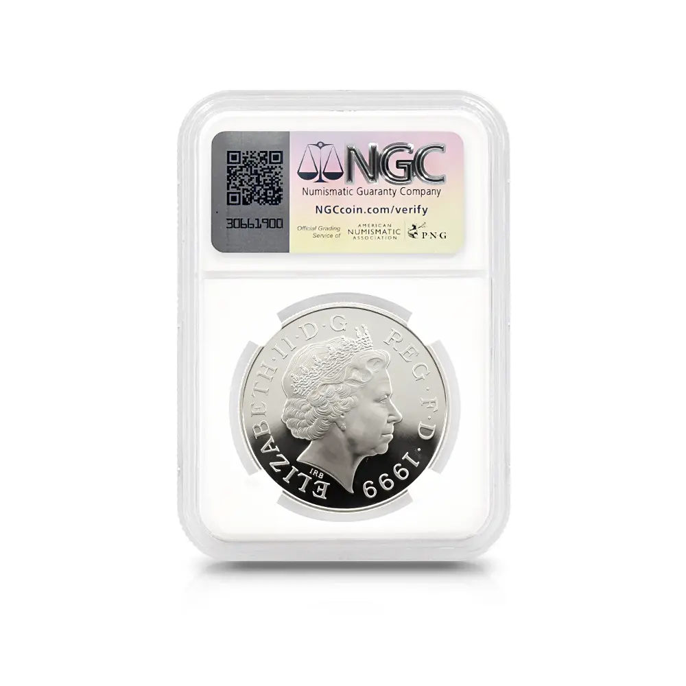 モダンコイン5：5970 1999 エリザベス2世 ダイアナ妃追悼記念 5ポンド銀貨 NGC PF69UC 箱付き (COA無し)