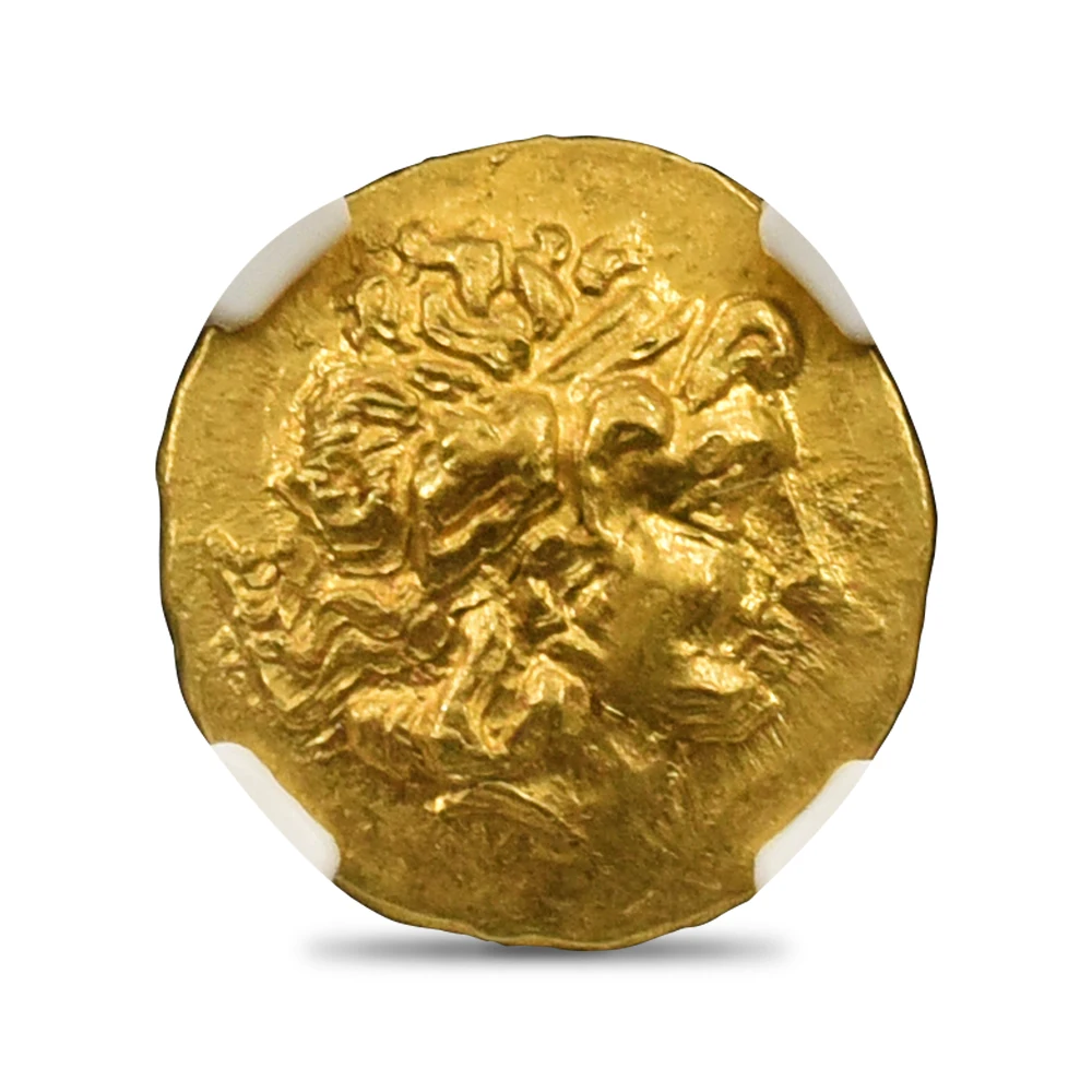 古代コイン2：5993 古代ギリシャ ポントス王国 紀元前120-63 ミトラダテス6世 スターテル金貨 リシマコスタイプ NGC MS Strike: 4/5 Surface: 5/5
